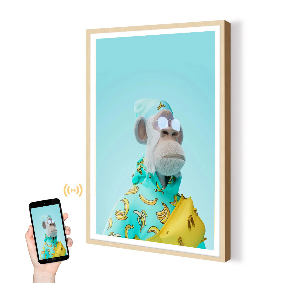 Digital Photo Frame Wifi - 27 inch Smart Cloud Photo Video