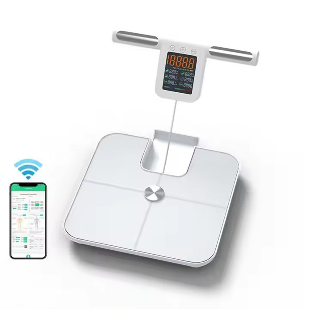 Body Fat Scale Smart - Slimme lichaamsvetweegschaal voor met handvat, 24-nauwkeurige