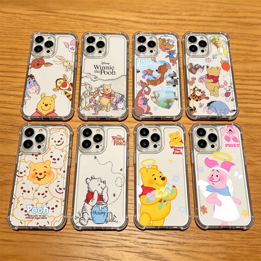 Vivo Y28 - Schattige Winnie de Poeh telefoonhoesje voor