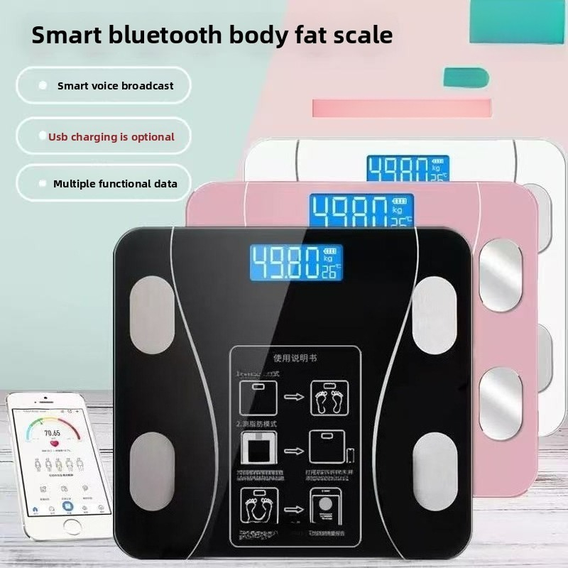 Body Fat Scale Smart - Lichaamsvetweegschaal Weegschaal voor gewichtsverlies en vetverlies