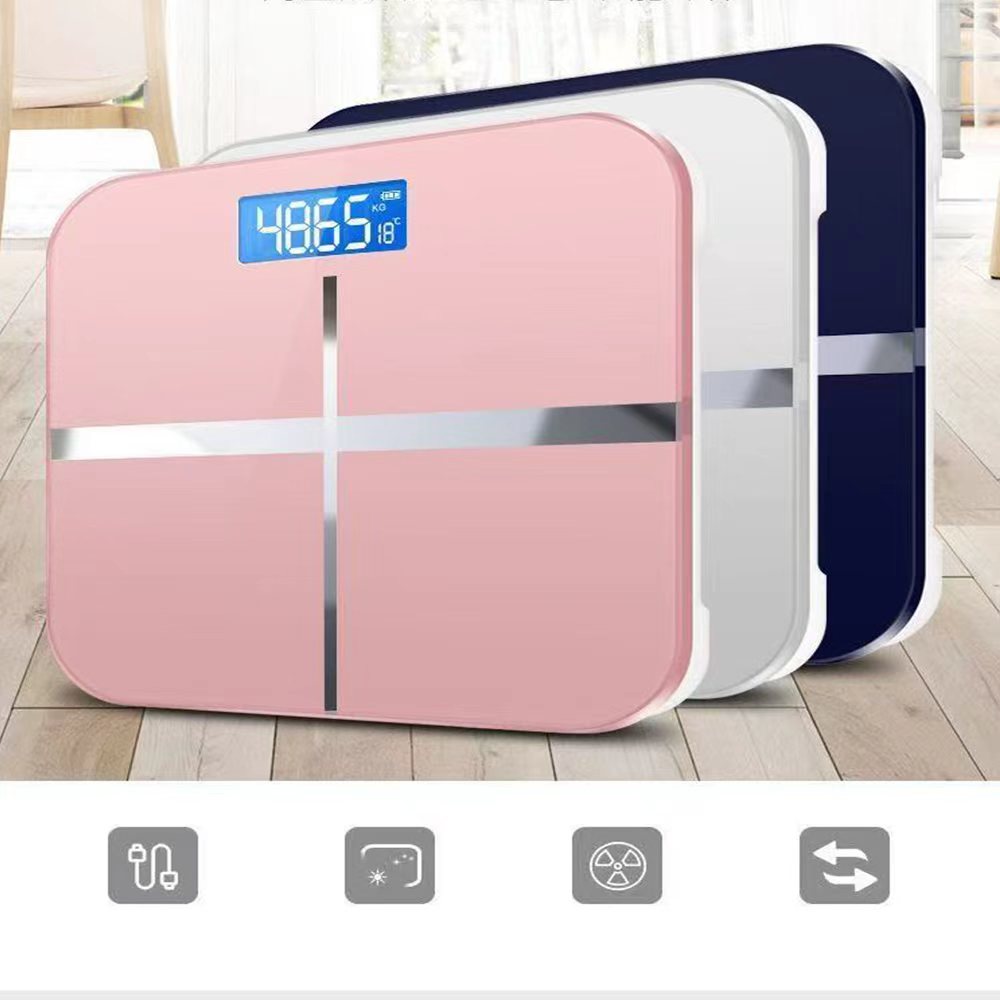 Body Fat Scale Smart - Gewichtschaal Weegapparaat voor verlies LED-display Slimme