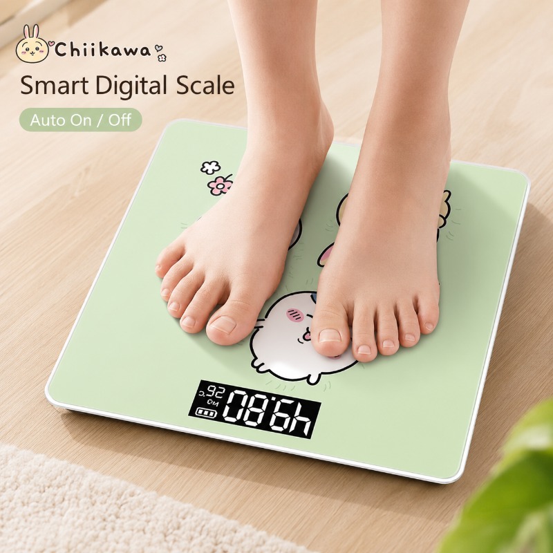 Body Fat Scale Smart - Leuke Chiikawas lichaamsvetweegschaal Slimme digitale weegschaal