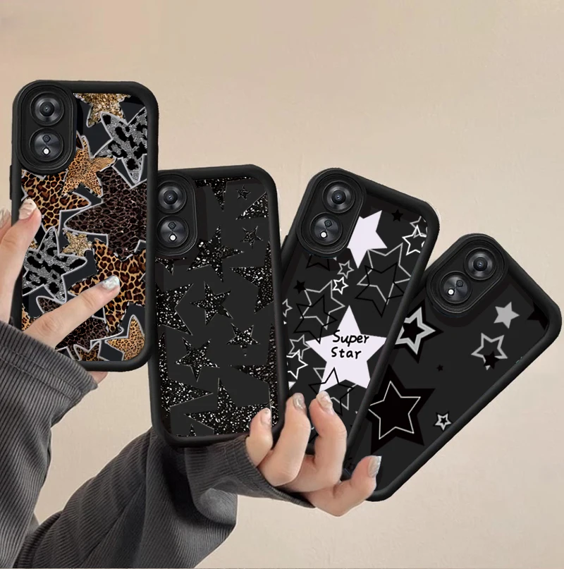 Vivo Y28 - Koreaanse Leuke Y2k Ster Case Voor
