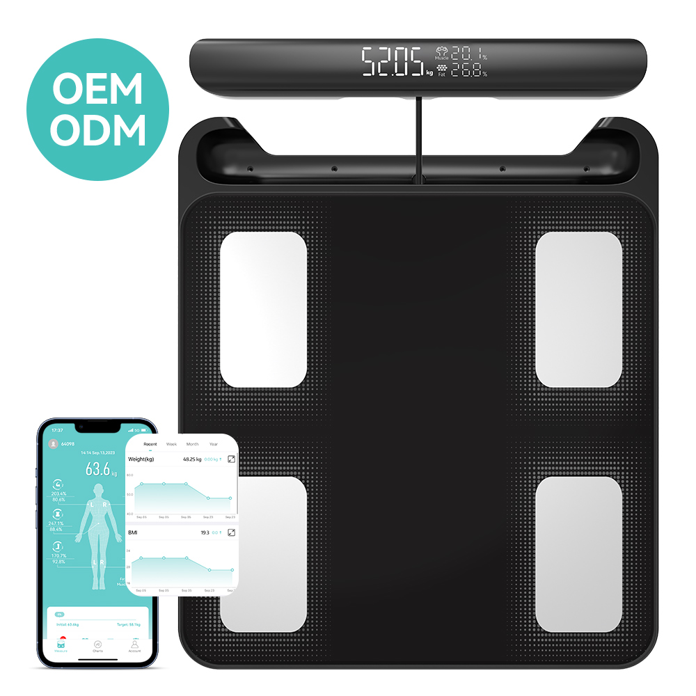 Body Fat Scale Smart - Slimme weegschaal voor lichaamsgewicht, geschikt voor