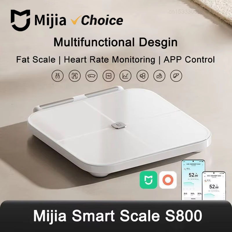 Body Fat Scale Smart - Mijia Smart Scale S800 8-elektrode lichaamsweegschaal