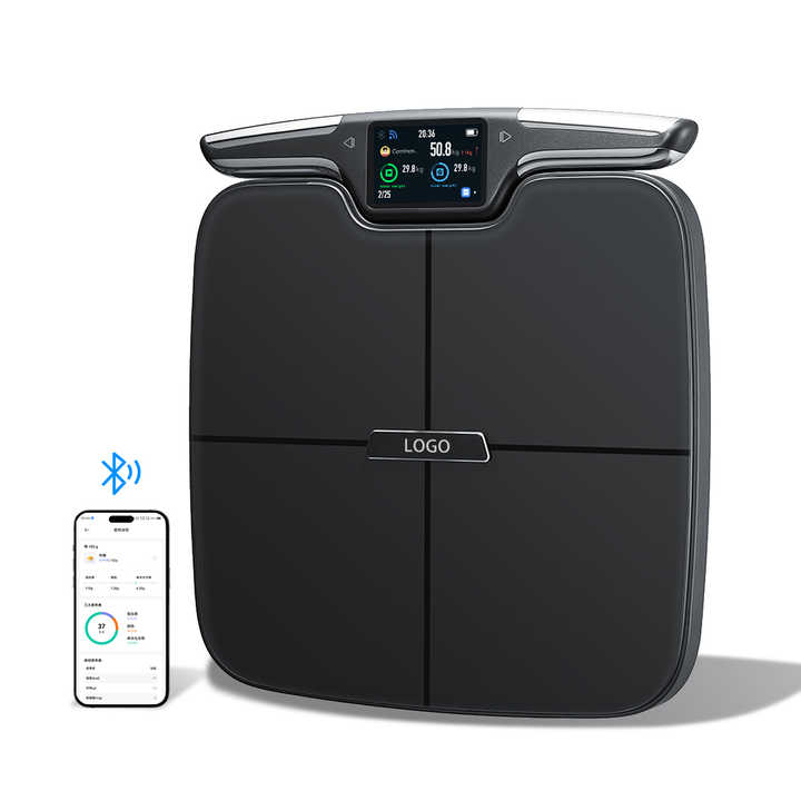 Body Fat Scale Smart - Slimme weegschaal voor lichaamsgewicht, lichaamssamenstellingsschaal met