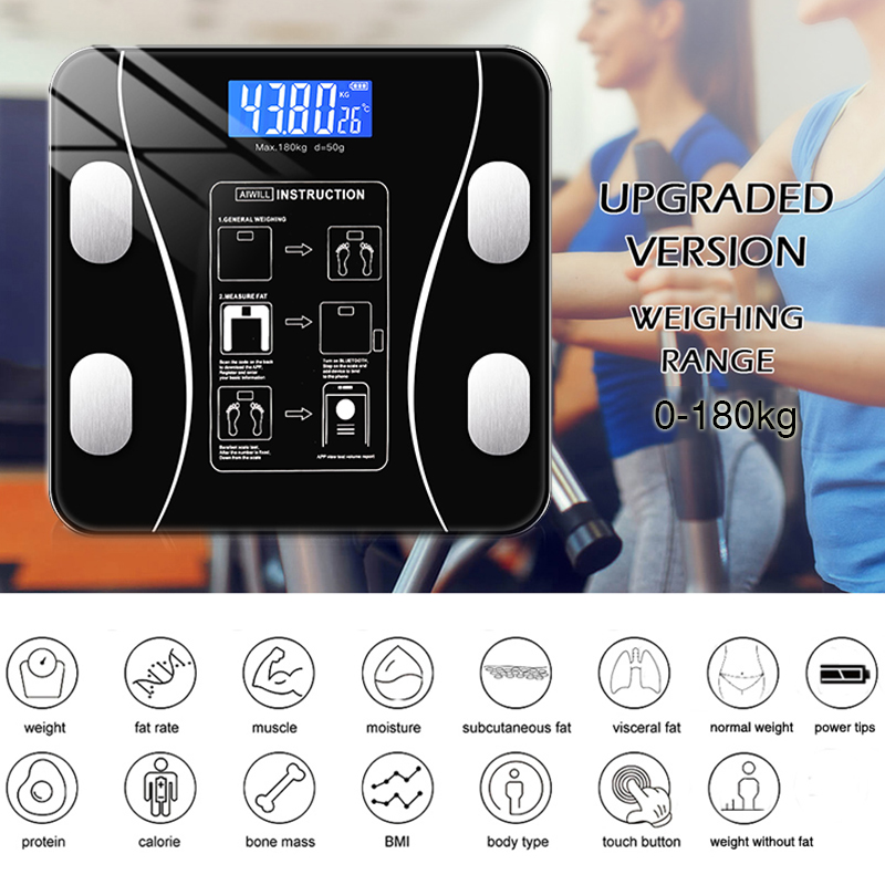 Bluetooth Lichaamsvet Schaal B - Body Fat Scale Smart recensie en prijs