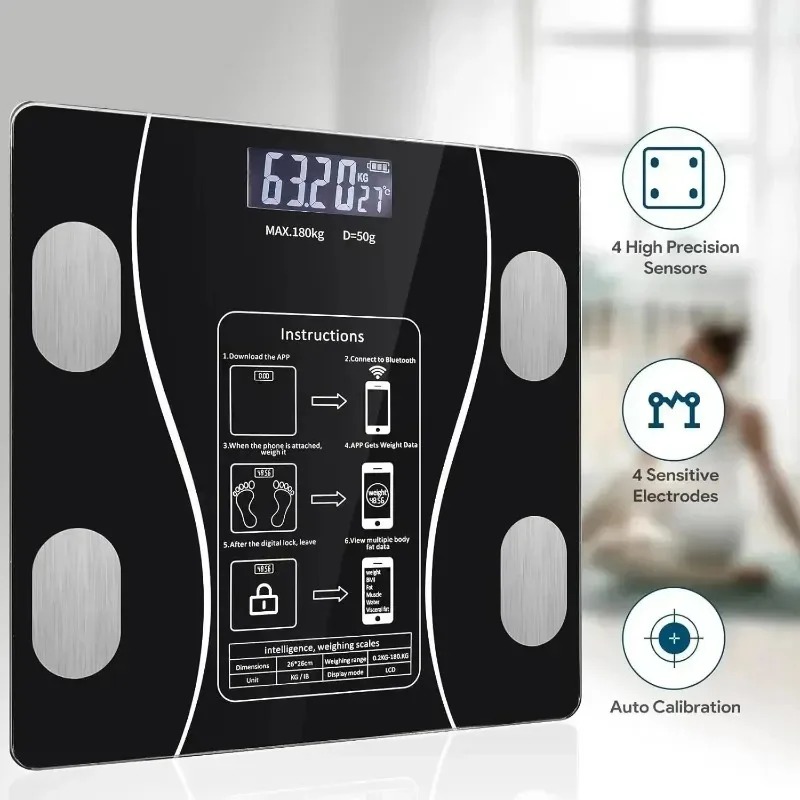 Lichaamsvetweegschaal Weegscha - Body Fat Scale Smart recensie en prijs