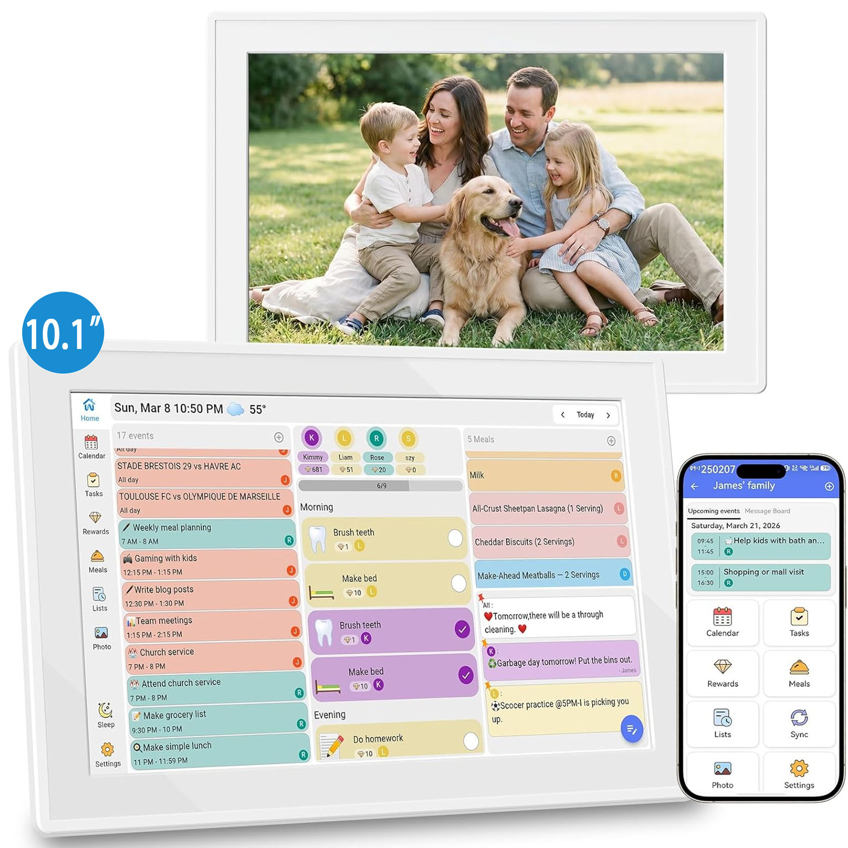 10,1 inch WiFi digitale gezins - Digital Photo Frame Wifi recensie en prijs