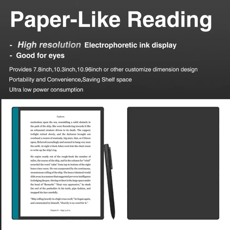 10,3 inch E-Ink tablet typewri - E-Ink Tablet Reader recensie en prijs