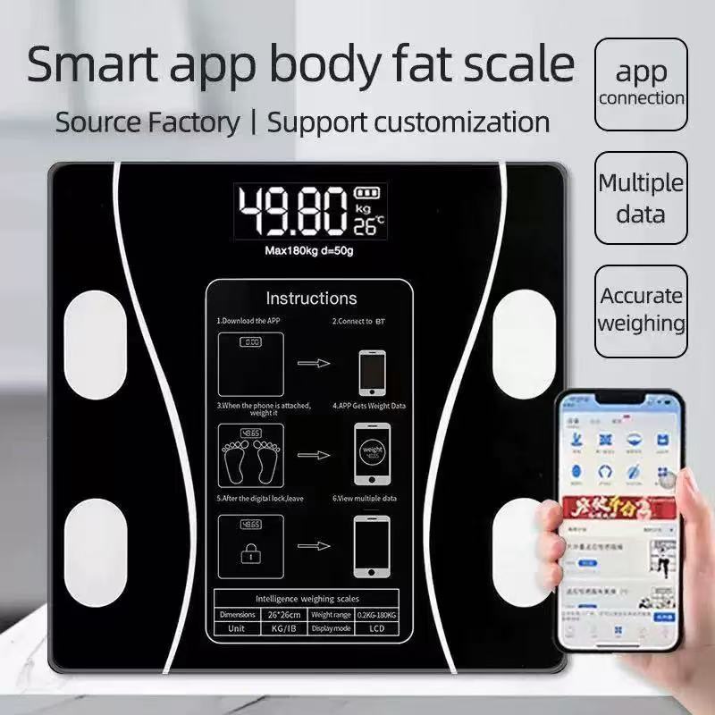 Slimme draadloze digitale vetp - Body Fat Scale Smart recensie en prijs