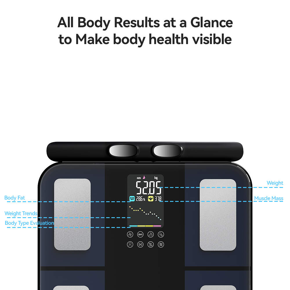Slimme digitale lichaamsanalys - Body Fat Scale Smart recensie en prijs
